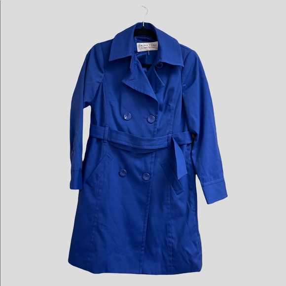 Palm Springs Double Breasted Wrap Trench Coat - Picture 1 of 4